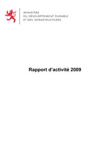 Microsoft Word - MDDI.doc, Rapport d'activité - 2009