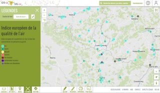 Mise en place d’une carte interactive de qualité de l’air sur l’ensemble du territoire de la Grande Région