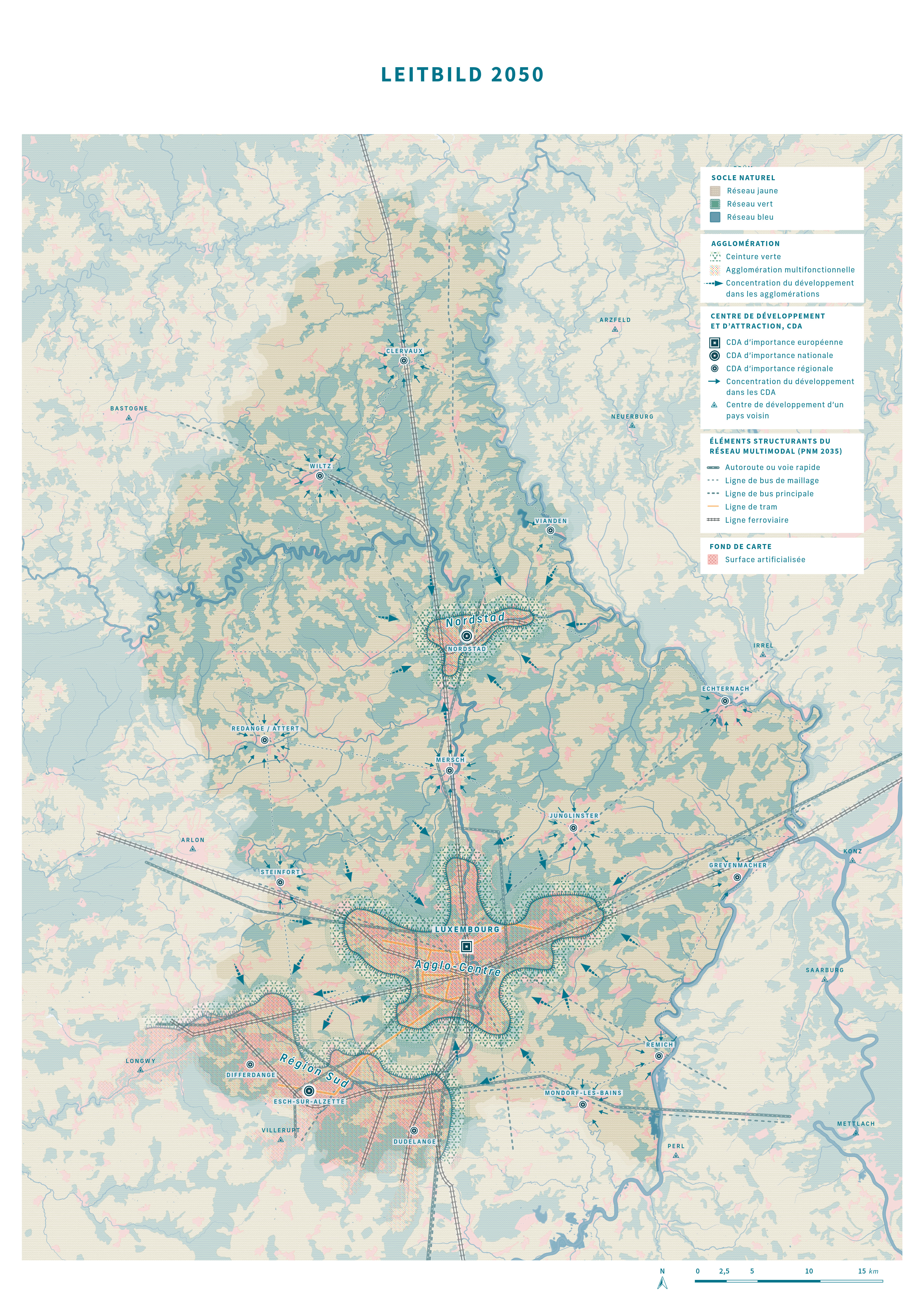 Programme directeur d'aménagement du territoire 2023 - Stratégies  territoriales - Portail de l'aménagement du territoire - Luxembourg