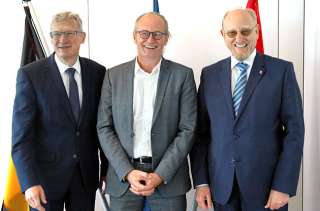 Claude Turmes a accueilli Stephan Toscani, président du Landtag de Sarre