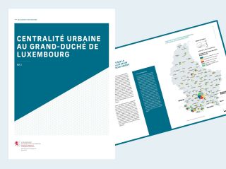 Publication « Des cartes et des chiffres : Centralité urbaine au Grand-Duché de Luxembourg » - Une exploration approfondie de la diversité urbaine du Grand-Duché de Luxembourg 